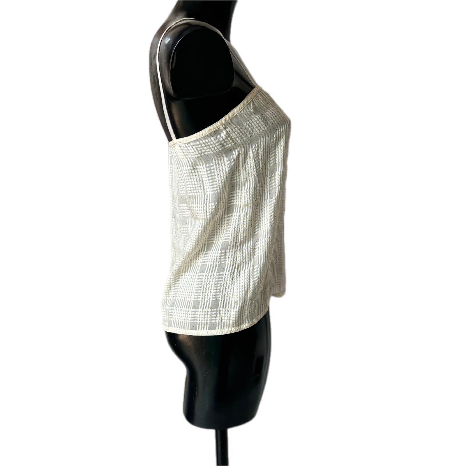 Top in seta Christian Dior anni80 nuovo In condizioni Nuovo in vendita a Basaluzzo, IT