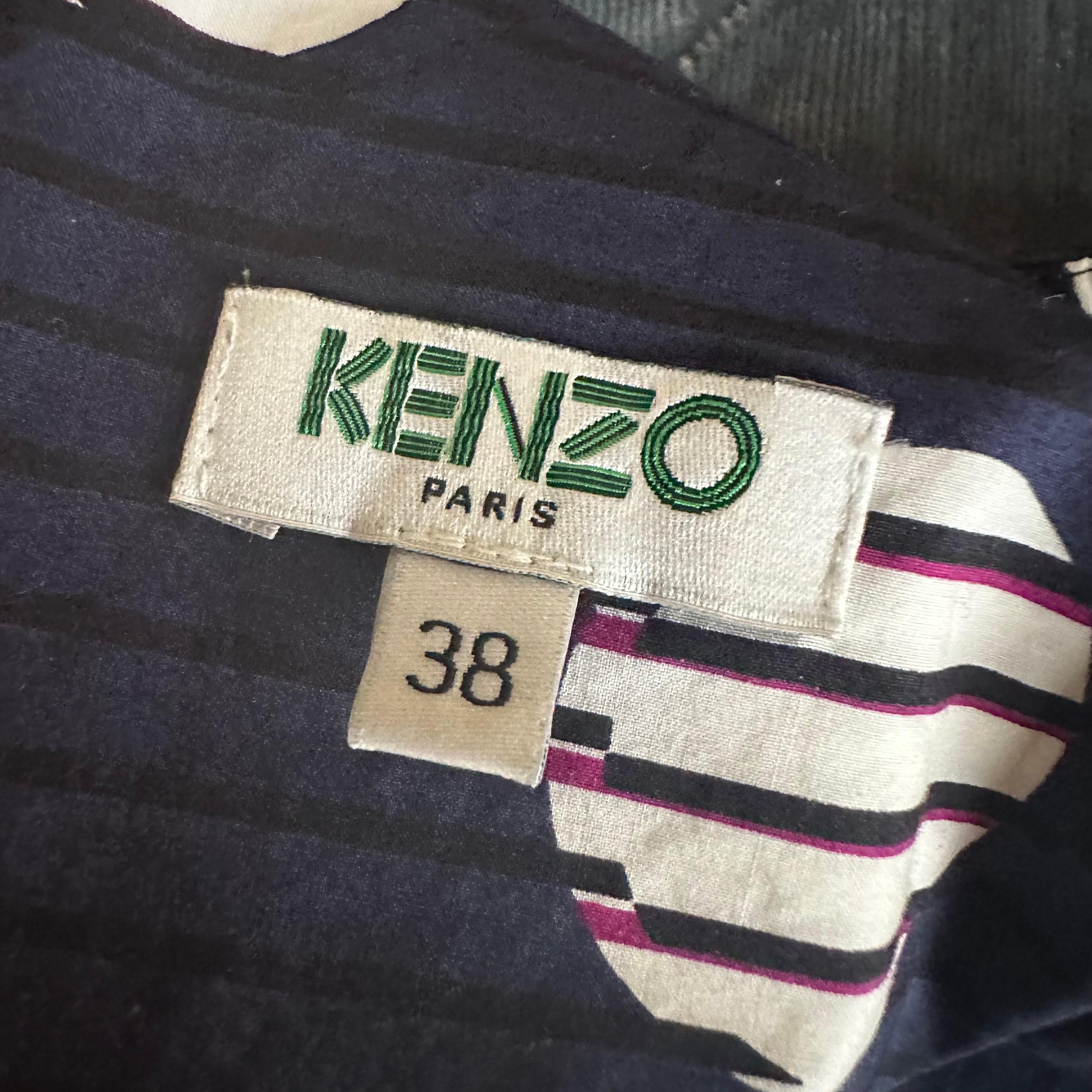 Top Kenzo Paris stile anni '60  en vente 6