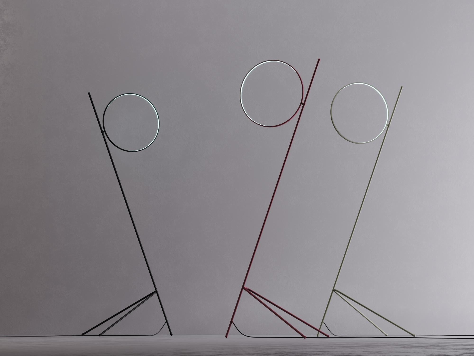Minimaliste Lampadaire moderne Moonlight haut de gamme, éclairage scandinave minimaliste en vente