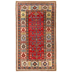 Top-Notch One of a Kind 19th Century Kazak Rug, Excellent Original Condition