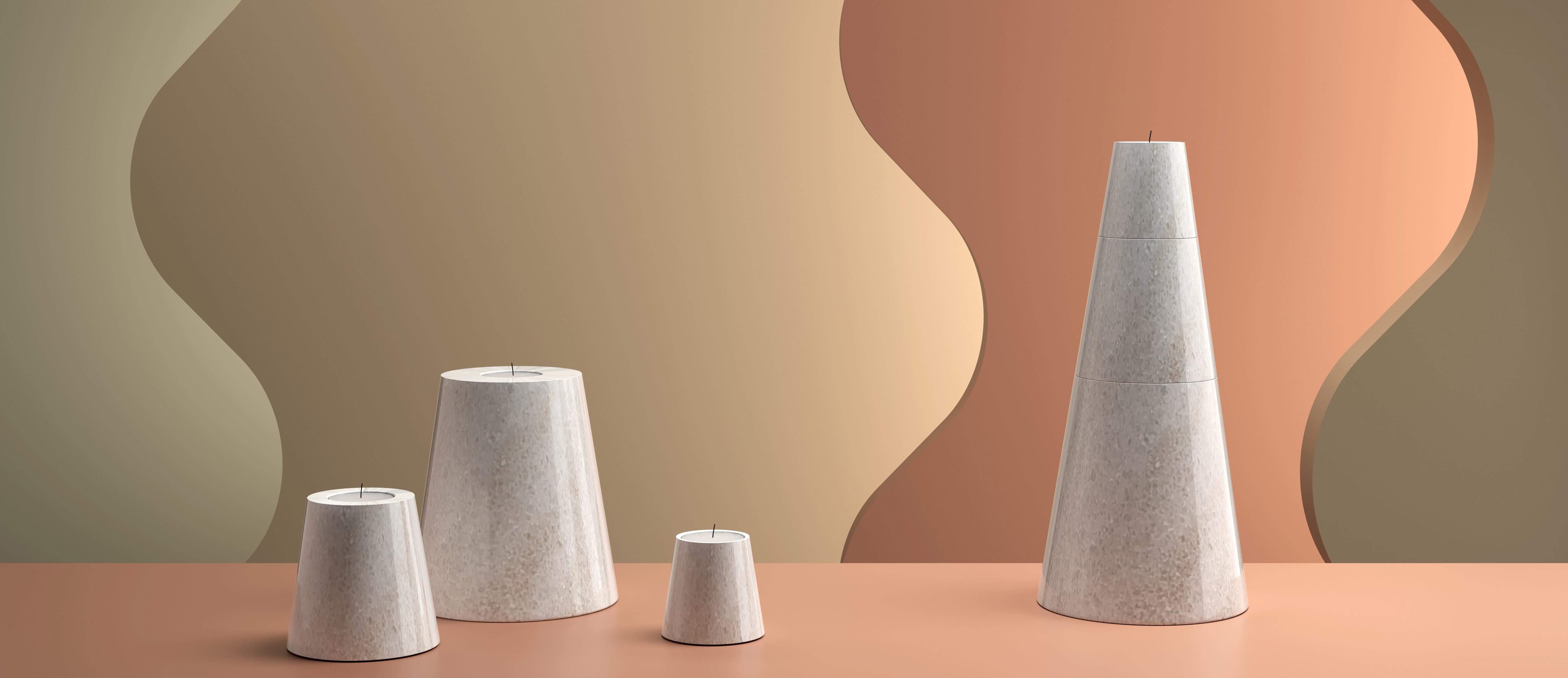 Top on Top - Vela modular de 3 piezas Tallado en venta
