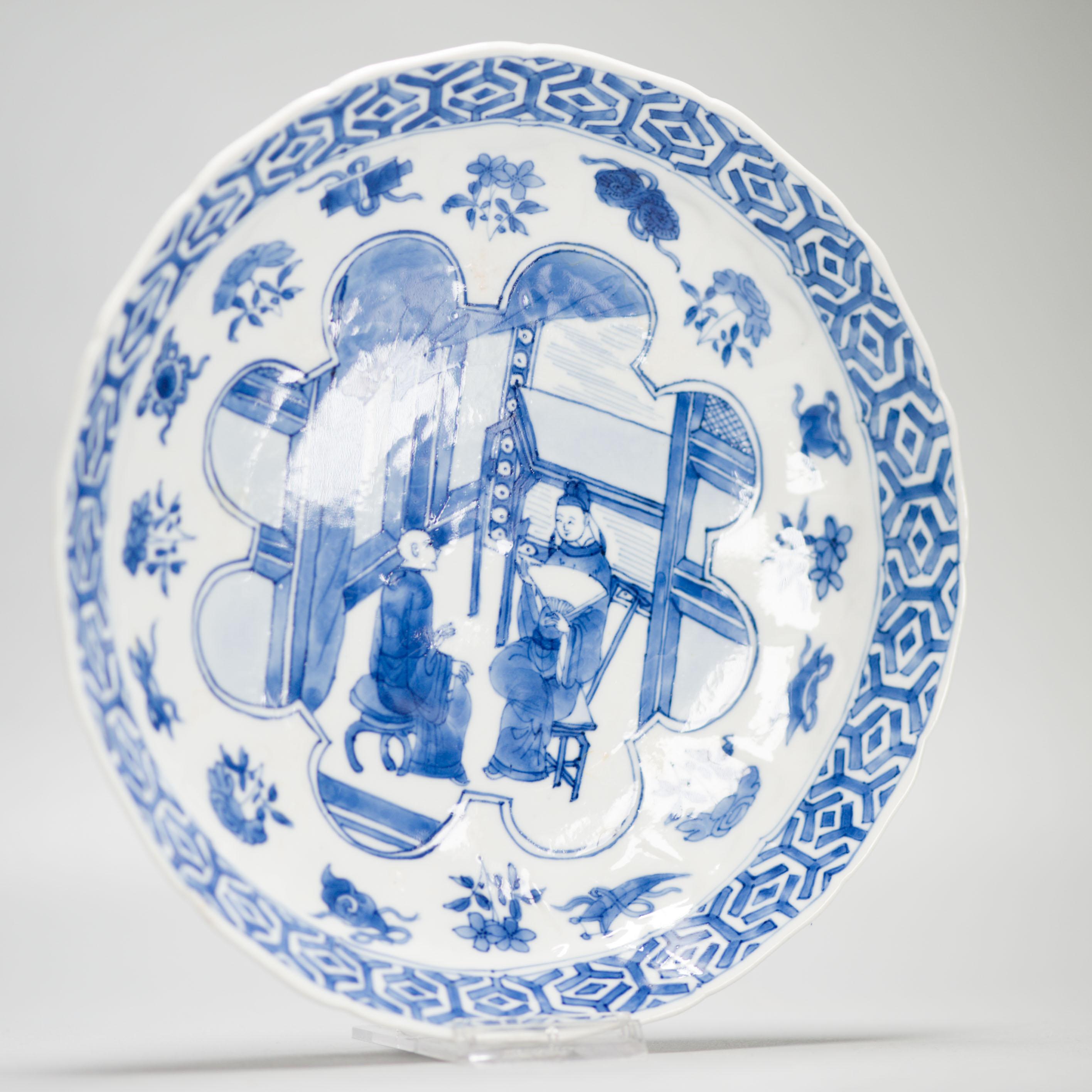 Top Quality 17c Antique Chinese Porcelain Dish Kangxi Period Chenghua Mark 13