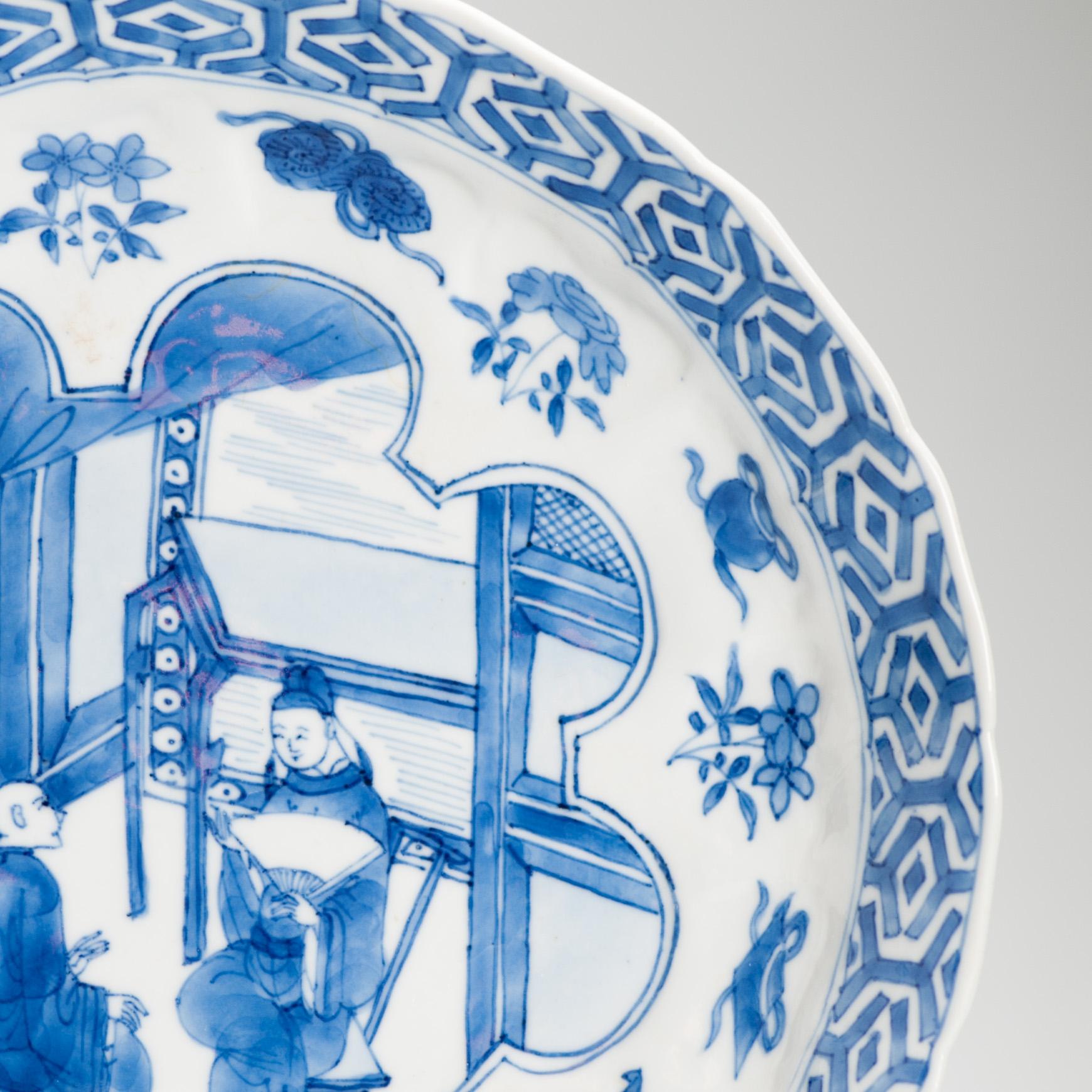 18th Century and Earlier Top Quality 17c Antique Chinese Porcelain Dish Kangxi Period Chenghua Mark