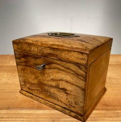 Top Qualität 19. Jahrhundert Olivenholz Schmuck:: Schatzkästchen:: Kabinett mit Schubladen