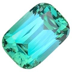 Top Quality 5.45 Carats Natural Loose Bicolor Seafoam Tourmaline