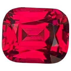 Top Quality 5.65 Carat Natural Loose Rhodolite Garnet Gemstone Loupe Clean