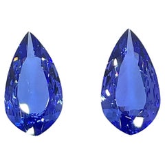 Top Quality 7.97 Carats Tanzanite Pear Cut Stone For Fine Jewelry Natural Gem