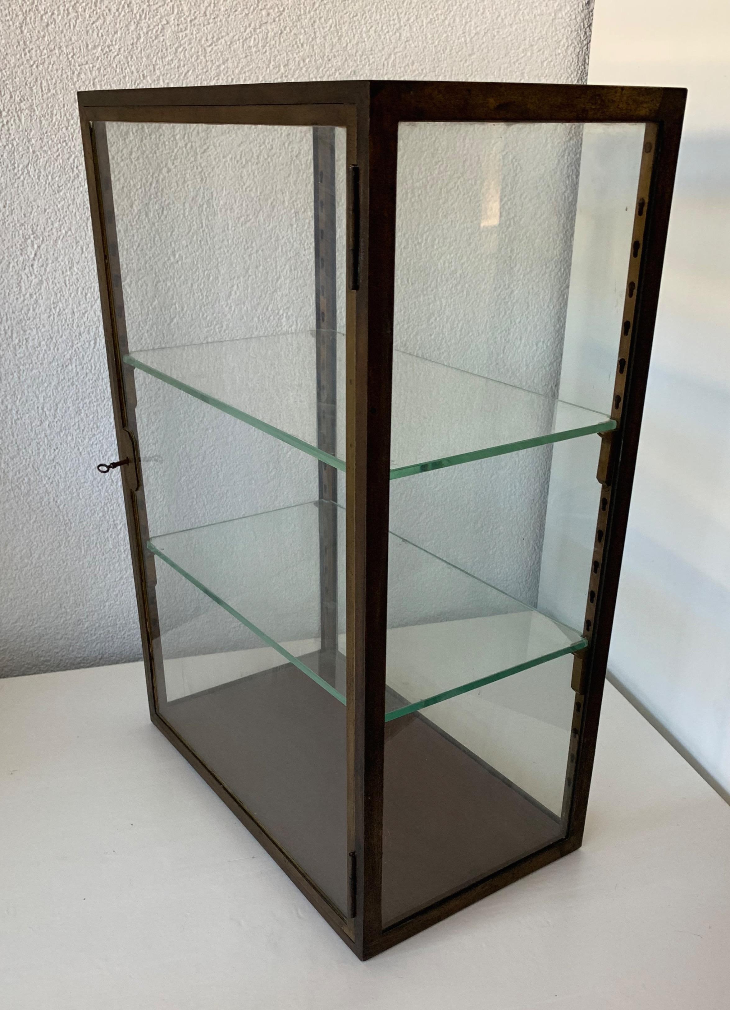 Top Quality Antique Brass & Glass Display Cabinet for Rolex / Jewelry Collection 6