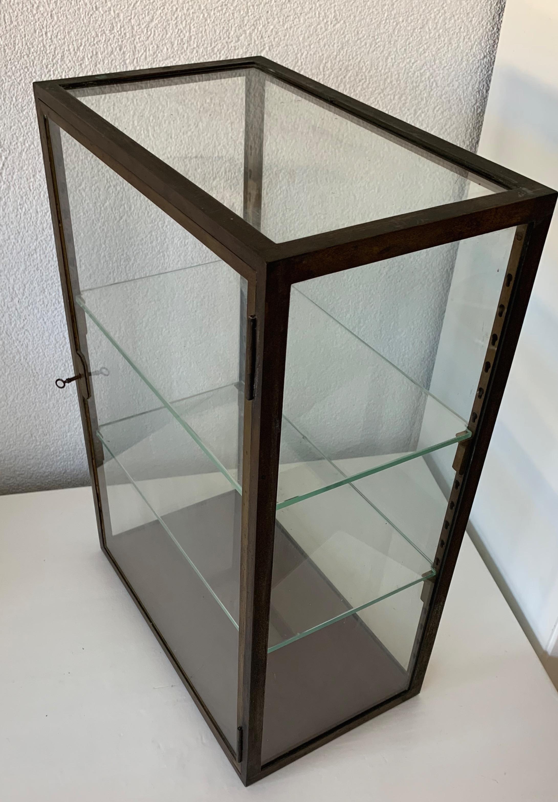 Top Quality Antique Brass & Glass Display Cabinet for Rolex / Jewelry Collection 7
