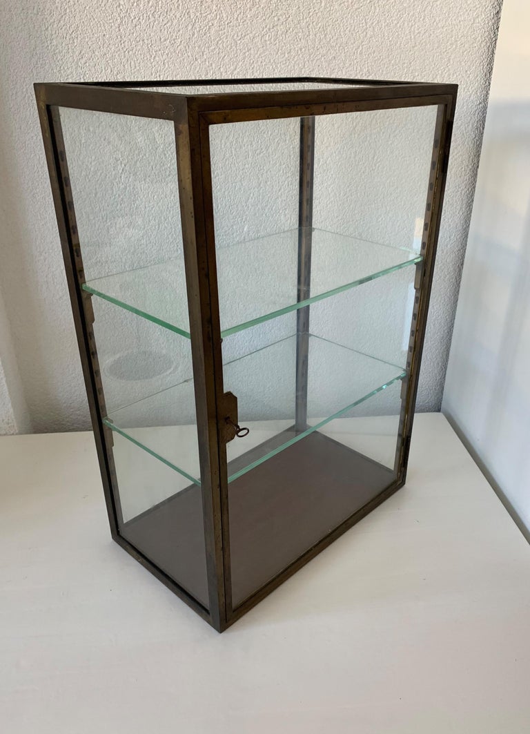 Top Quality Antique Brass and Glass Display for Rolex / Jewelry