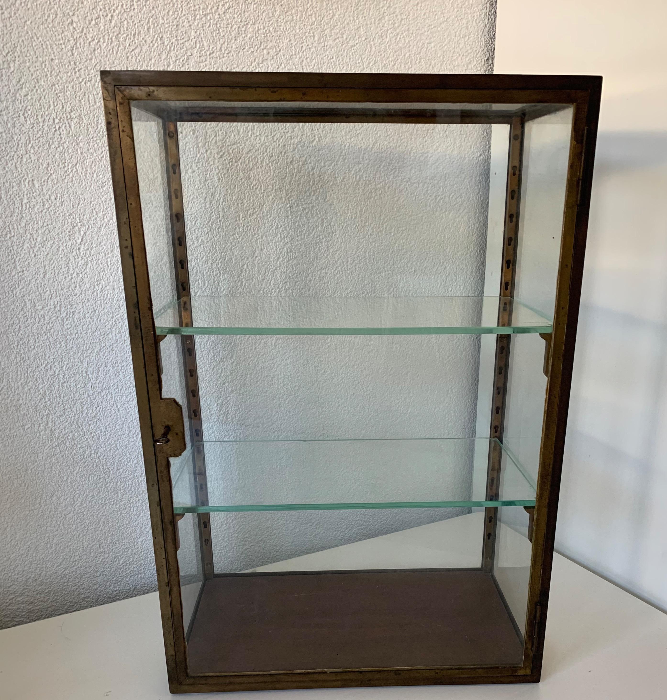 vintage glass display case