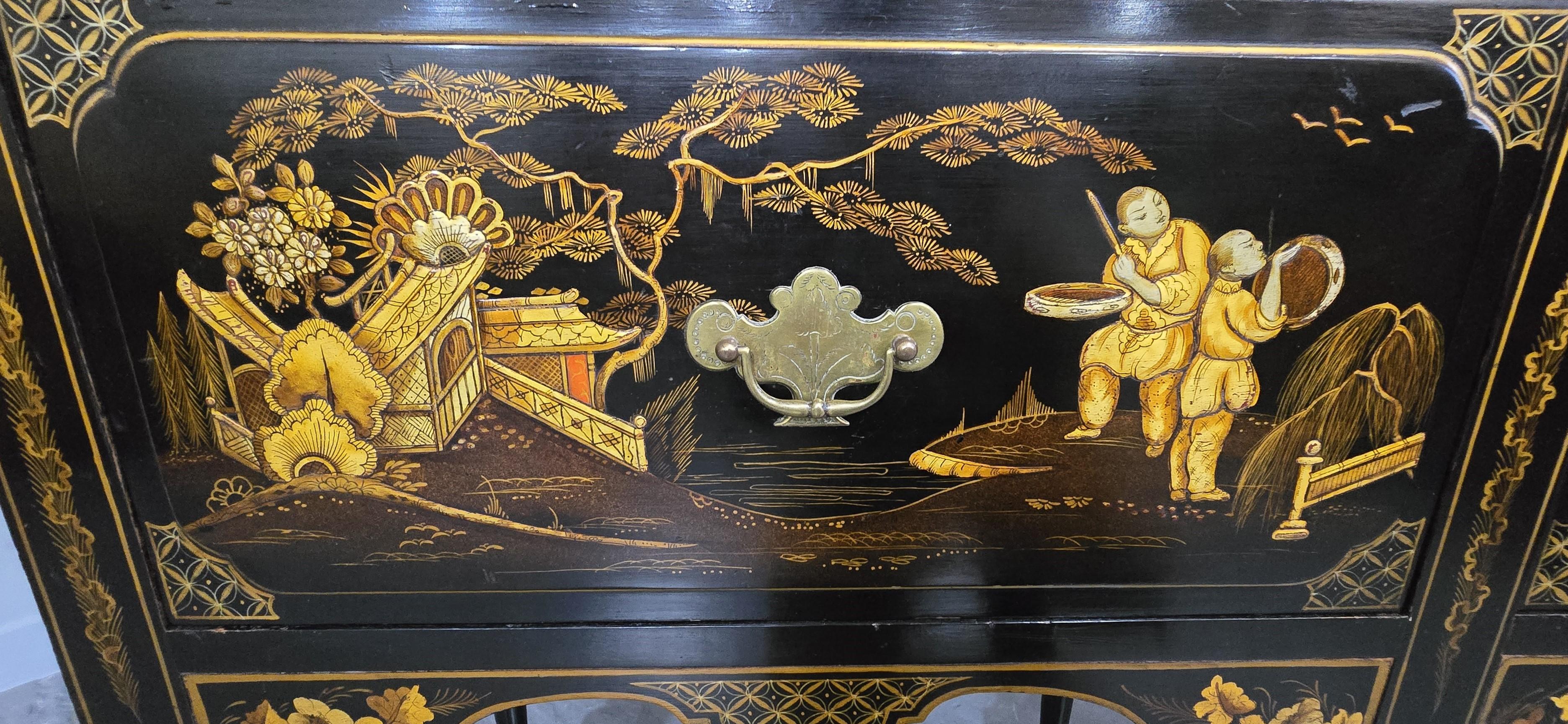 Top Quality Chinoiserie Display Cabinet For Sale 10