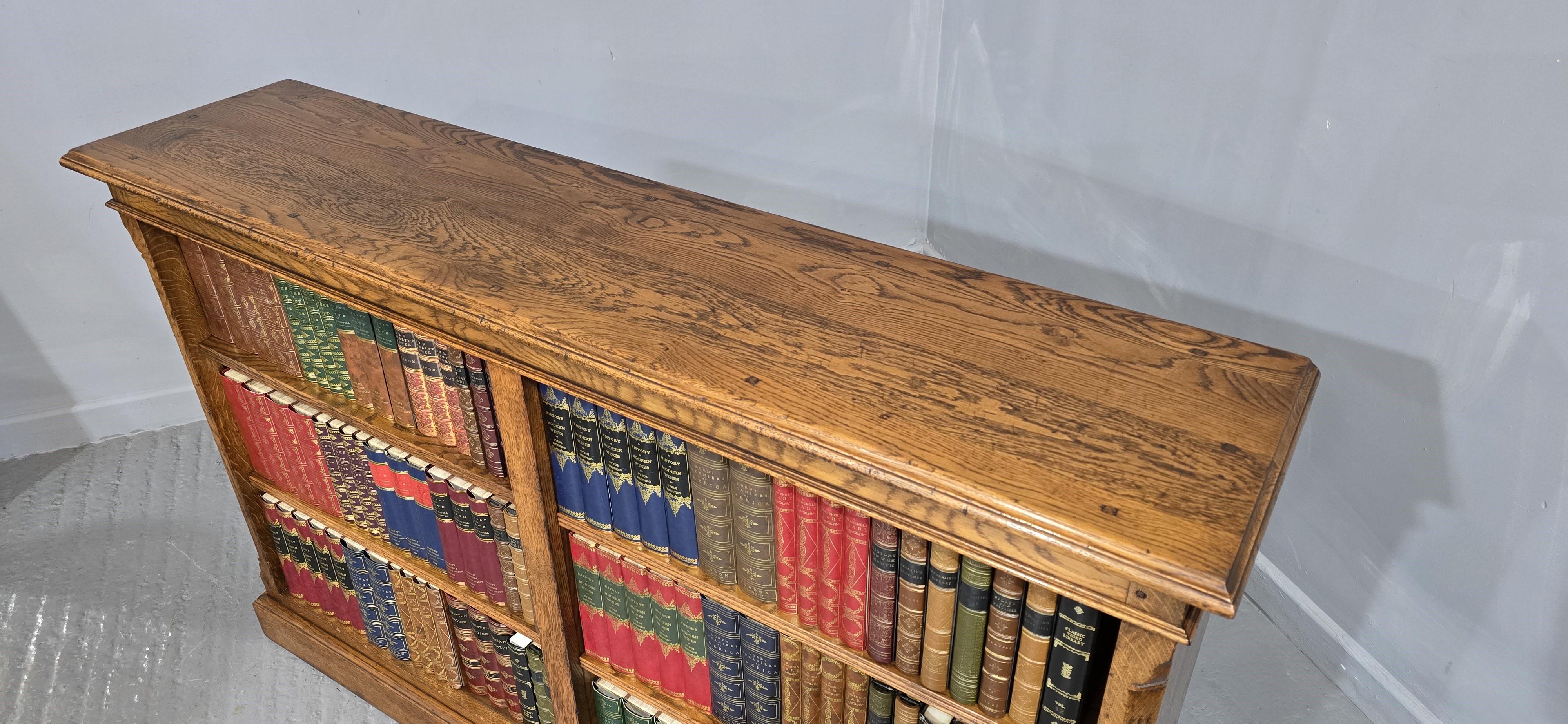 Top Quality Golden Oak Open Library Bookcase For Sale 4