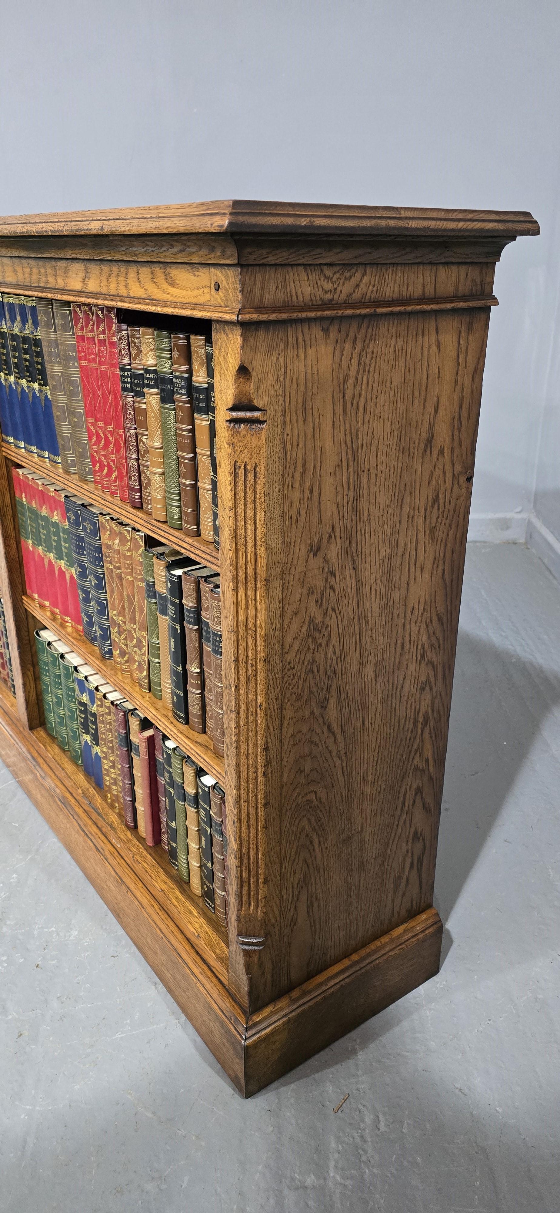Top Quality Golden Oak Open Library Bookcase For Sale 5