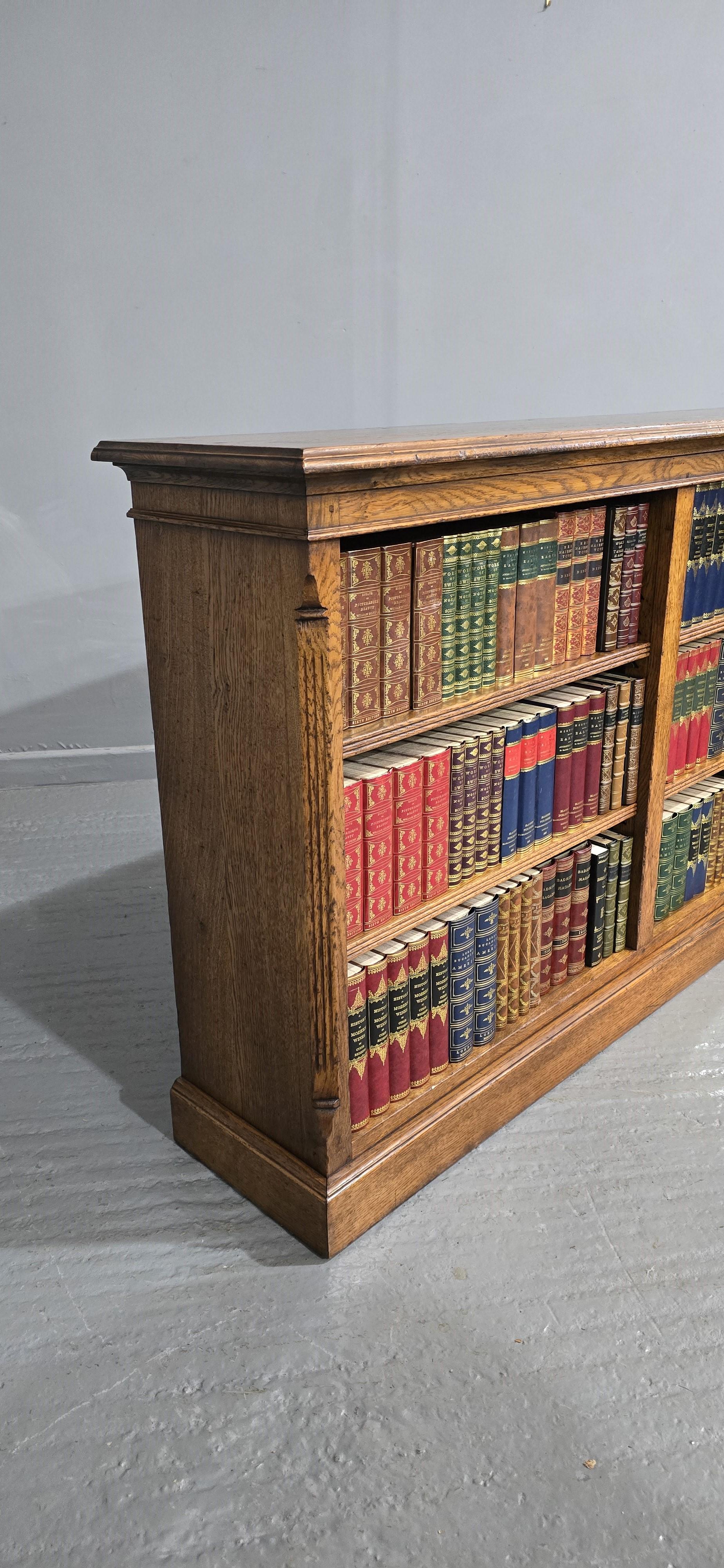 Top Quality Golden Oak Open Library Bookcase For Sale 6