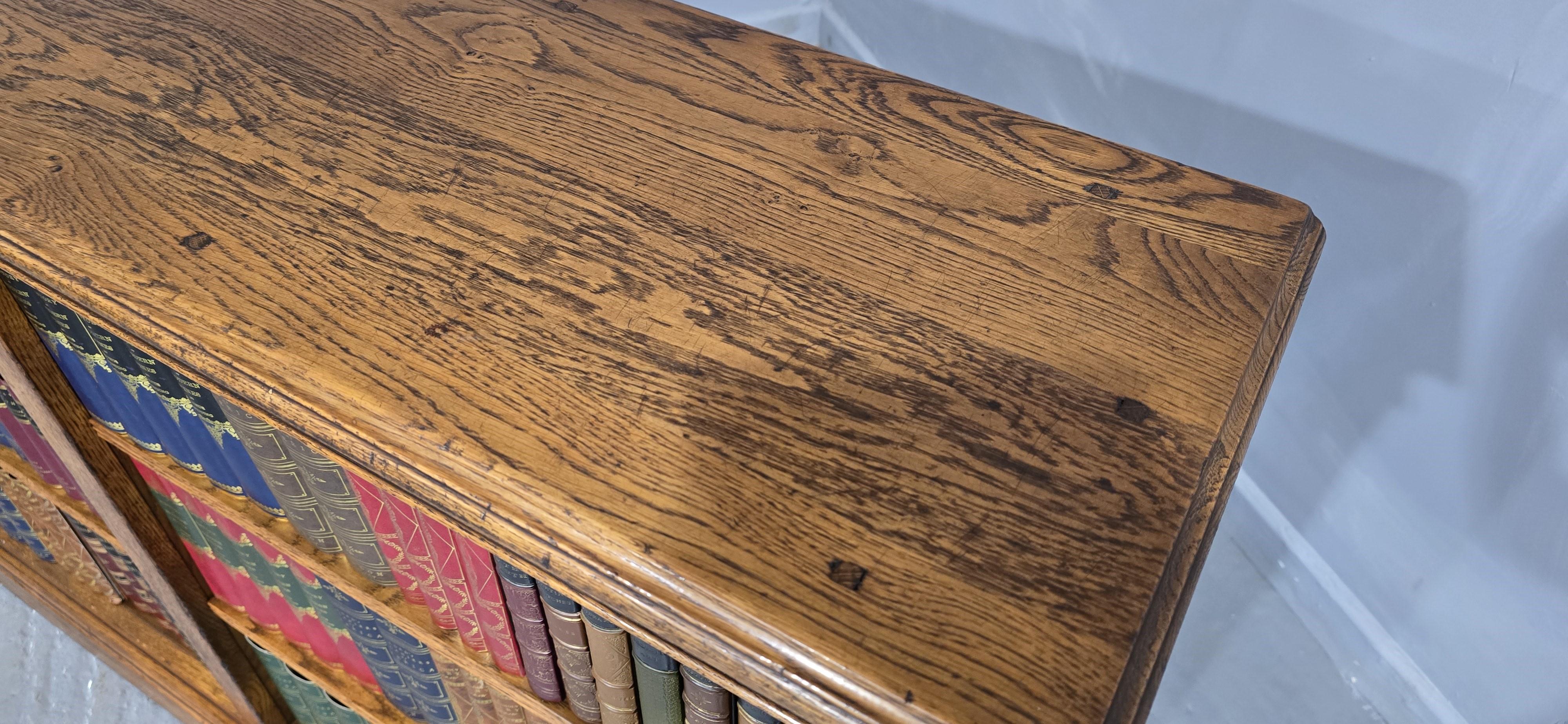 Top Quality Golden Oak Open Library Bookcase For Sale 3