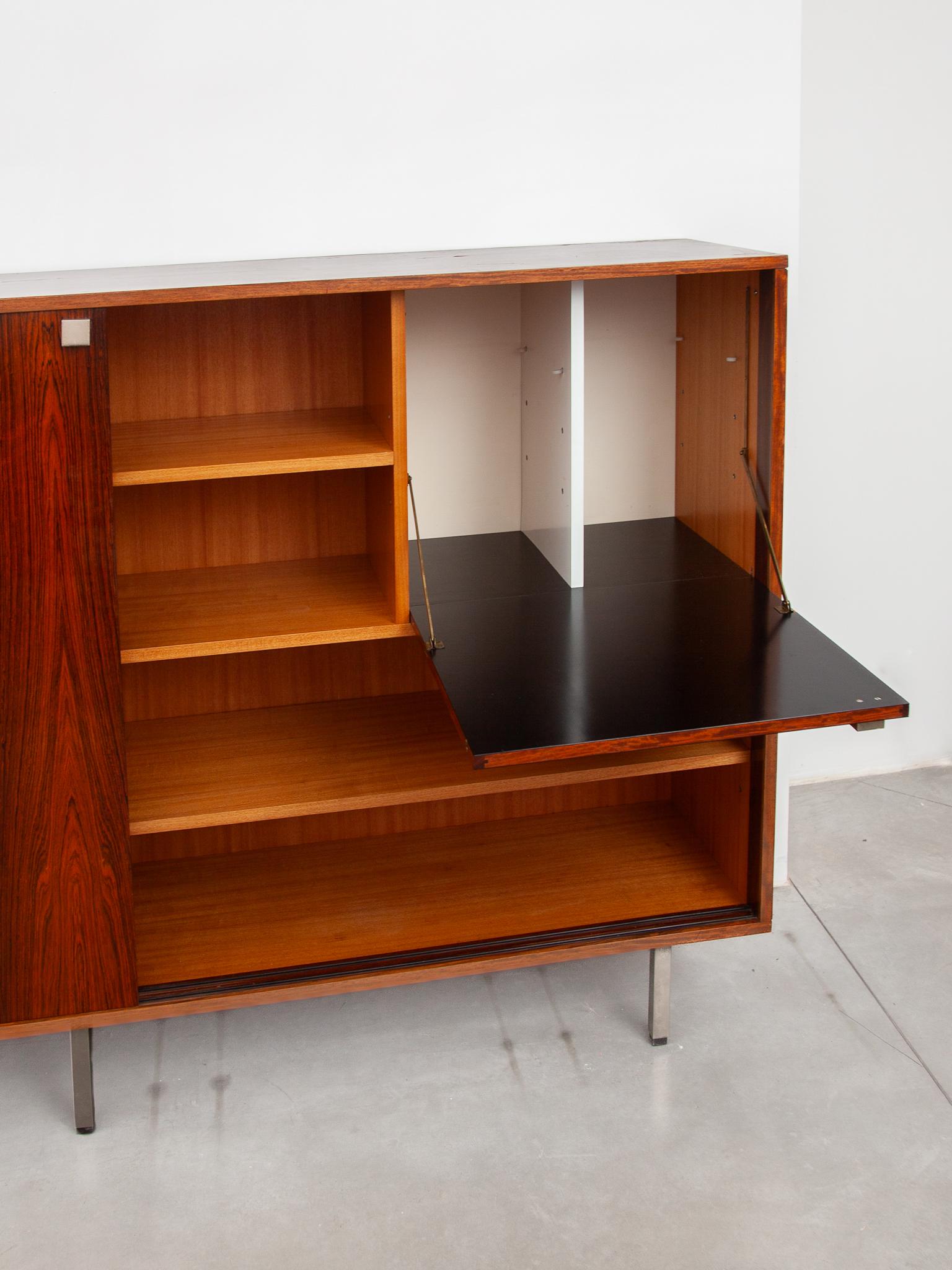 Top Quality High Sideboard designed by Alfred Hendrickx for Belform, 1960s For Sale 4