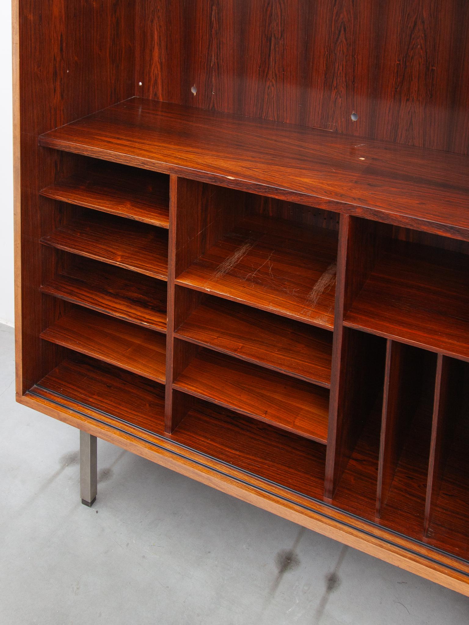 Top Quality High Sideboard designed by Alfred Hendrickx for Belform, 1960s For Sale 12