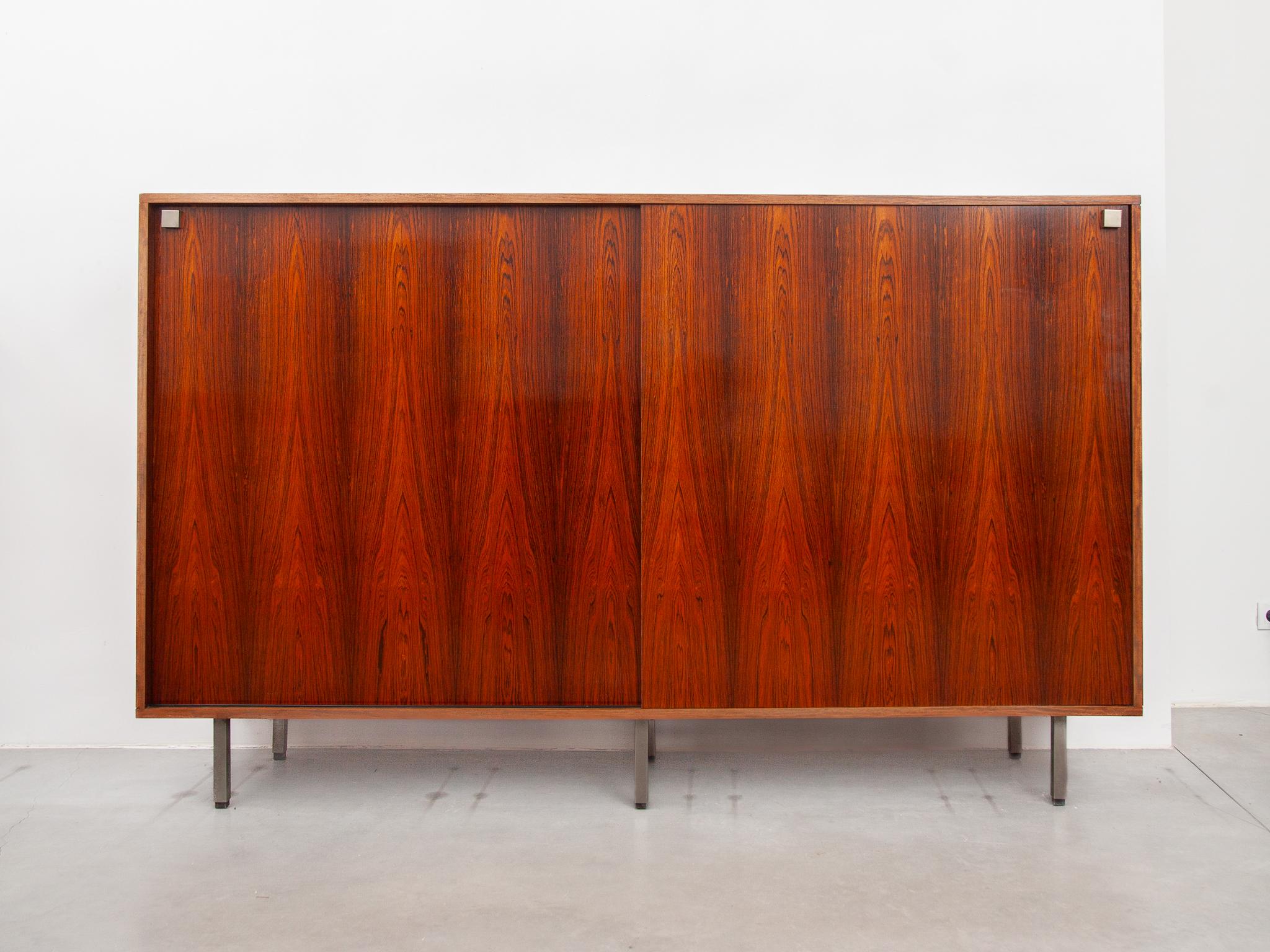 Mid-Century Modern Top Quality High Sideboard designed by Alfred Hendrickx for Belform, 1960s For Sale