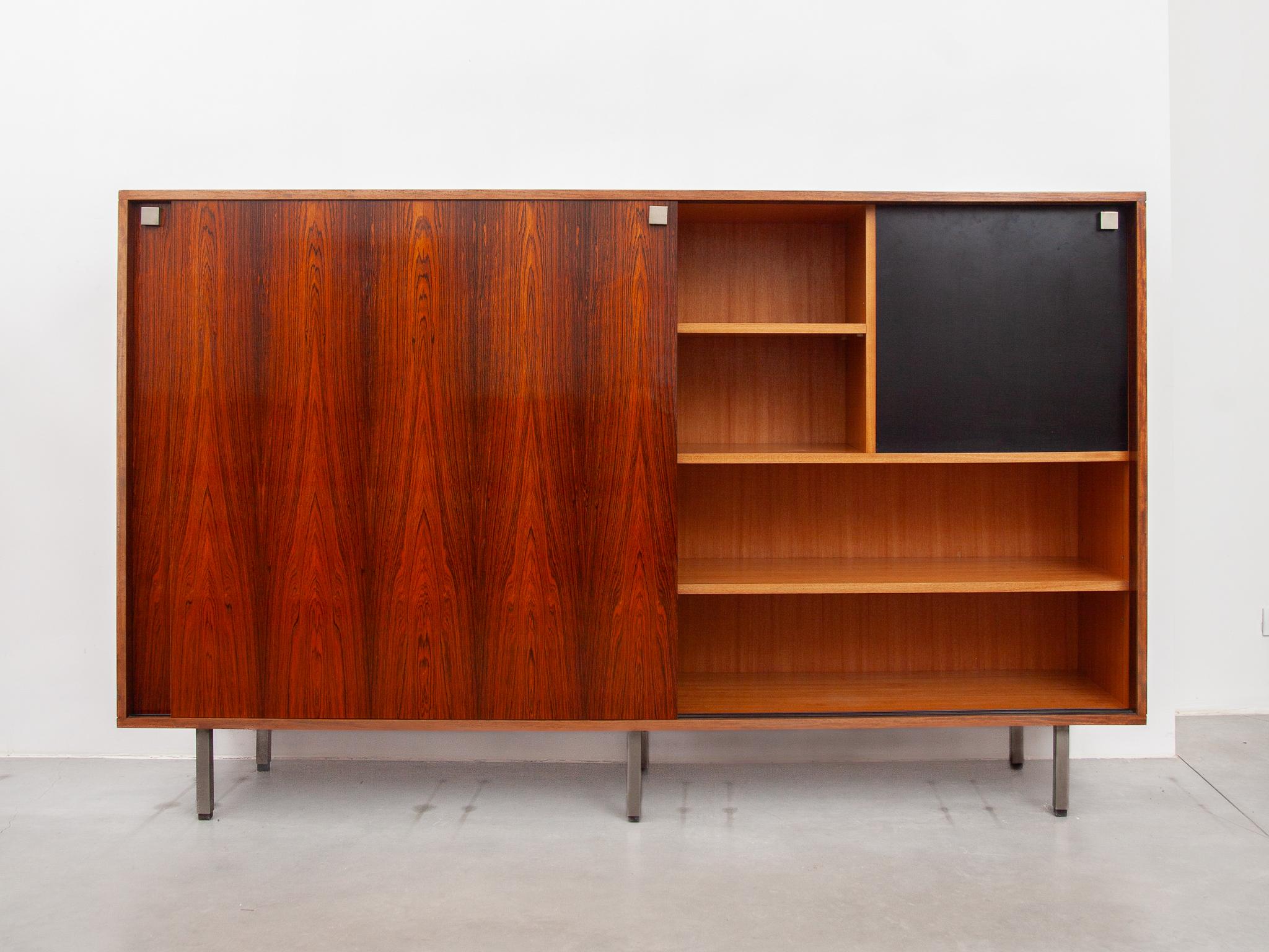Belgian Top Quality High Sideboard designed by Alfred Hendrickx for Belform, 1960s For Sale