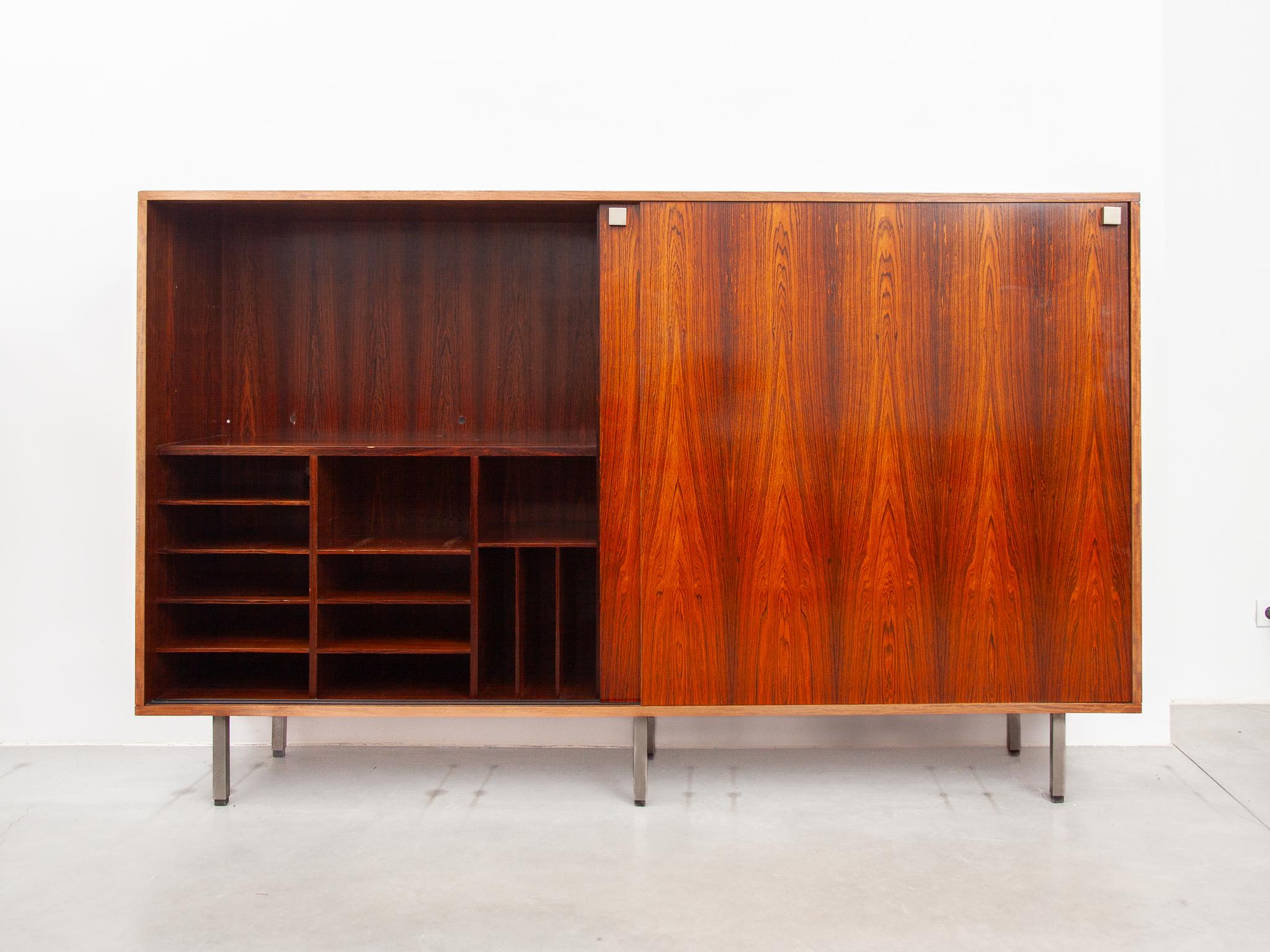 Top Quality High Sideboard designed by Alfred Hendrickx for Belform, 1960s In Good Condition For Sale In Antwerp, BE