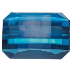 Top Quality London Blue Topaz 110.19 Carats Topaz Gemstone Mystic Topaz