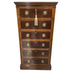 Top Quality Mahogany Inlaid Chest of Small Proportions