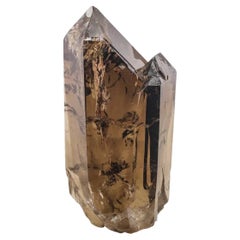 cristal de quartz fumé de qualité supérieure, avec une transparence parfaite, du Pakistan