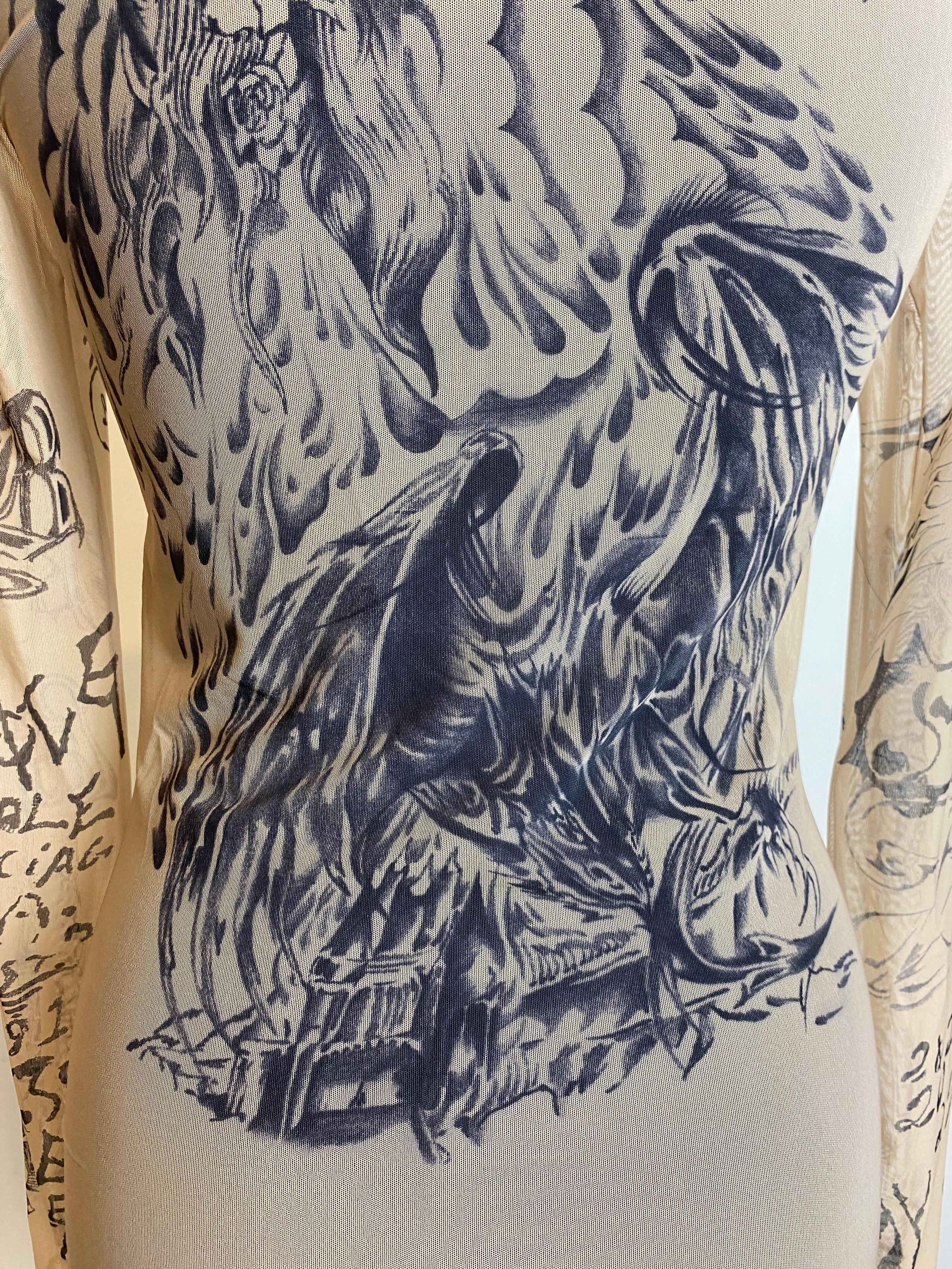 Tatuaje superior Balenciaga. en venta 5