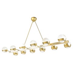 Top Vintage Lampadario a sospensione a 12 luci Gold