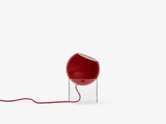 Topan VP13 Table Lamp, Vermilion Red, Designed by Verner Panton in 1959, for &T