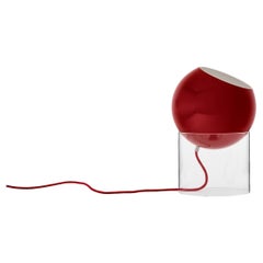Topan VP13 Table Lamp, Vermilion Red, Designed by Verner Panton in 1959, for &T