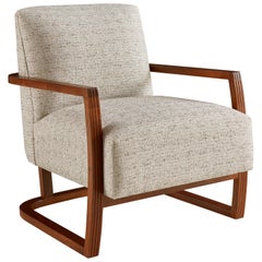 Topanga Loungesessel in Grau und Schwarz von CuratedKravet