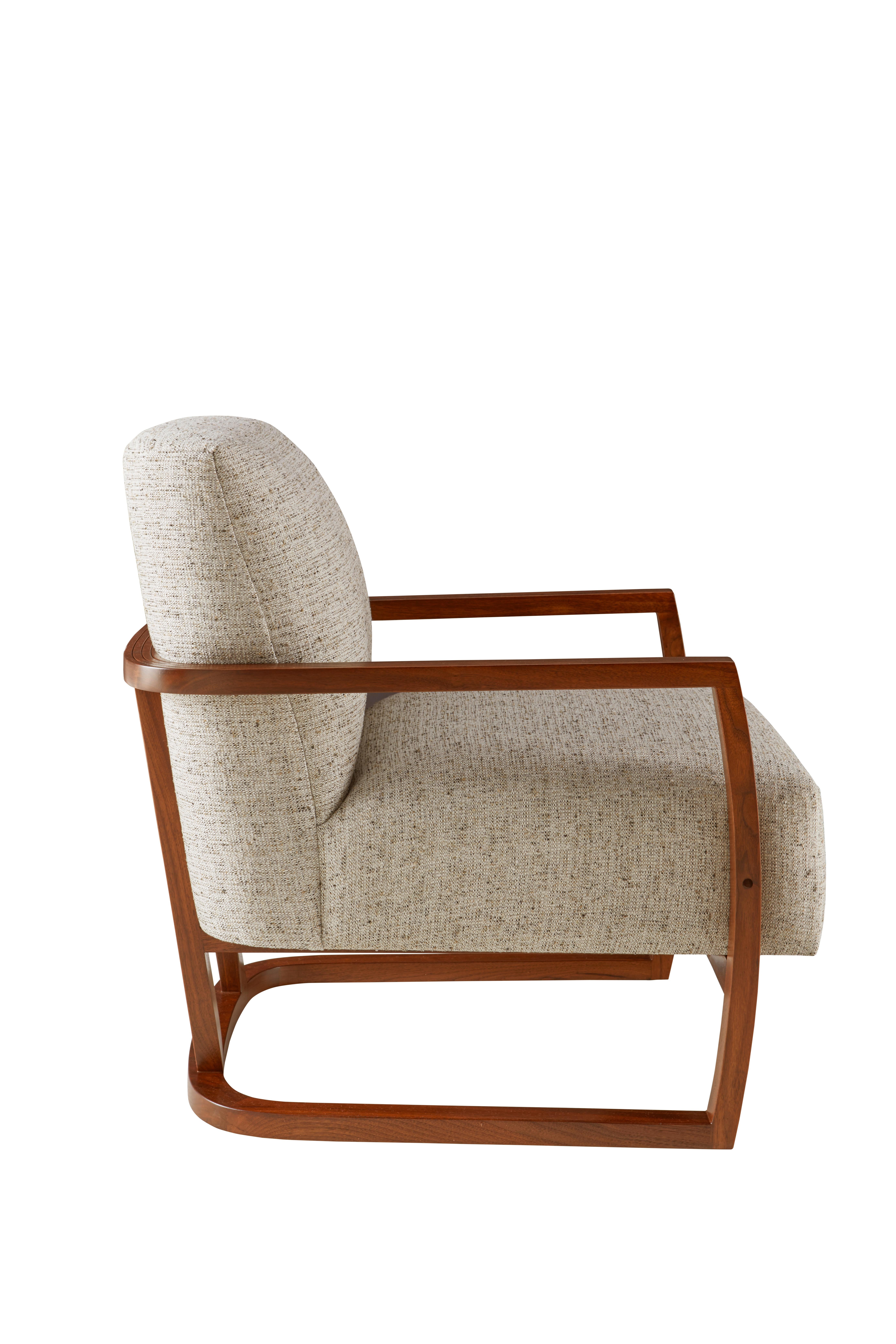 Topanga Loungesessel in Grau und Schwarz von CuratedKravet (Moderne)