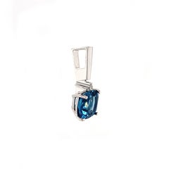 Topaz Blue Pendant (P13532n)