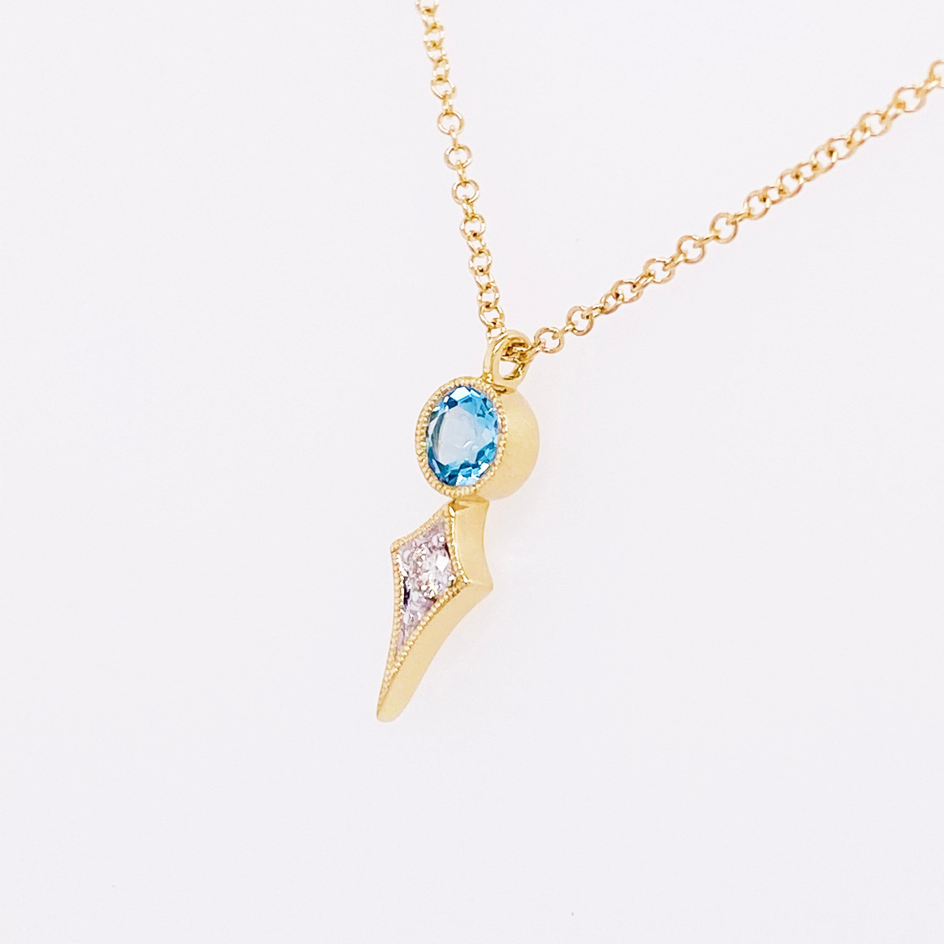 blue topaz necklace