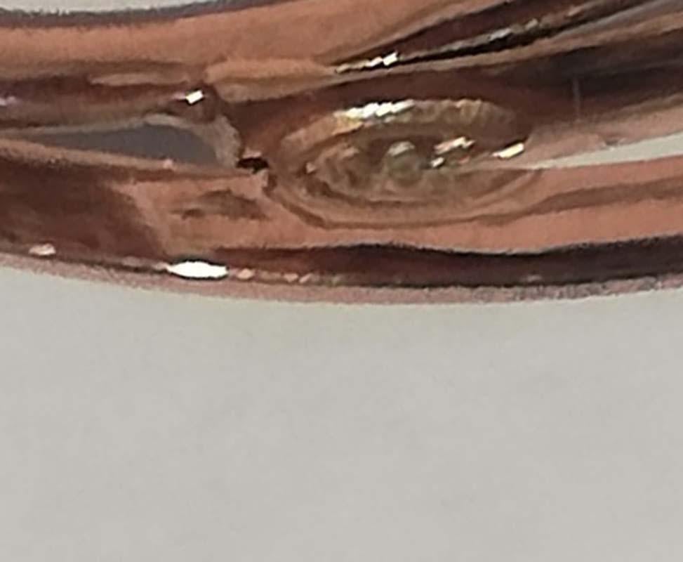 Topacio, Rubíes, Diamantes, Anillo de Oro Rosa y Plata. en venta 1