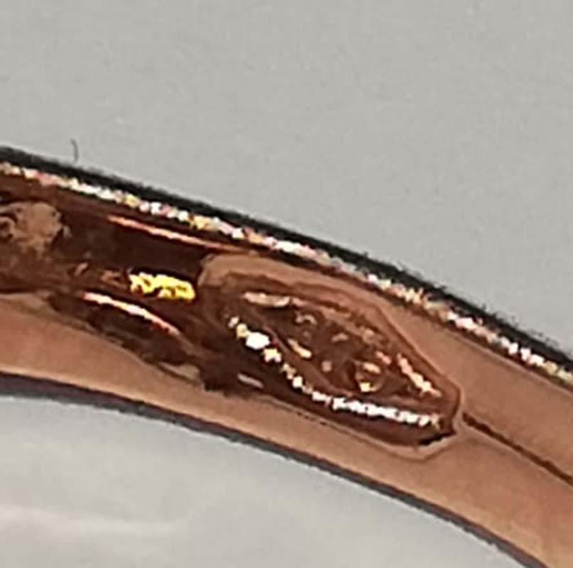 Anello con topazio, tsavorite, diamanti, oro rosa e argento. in vendita 1