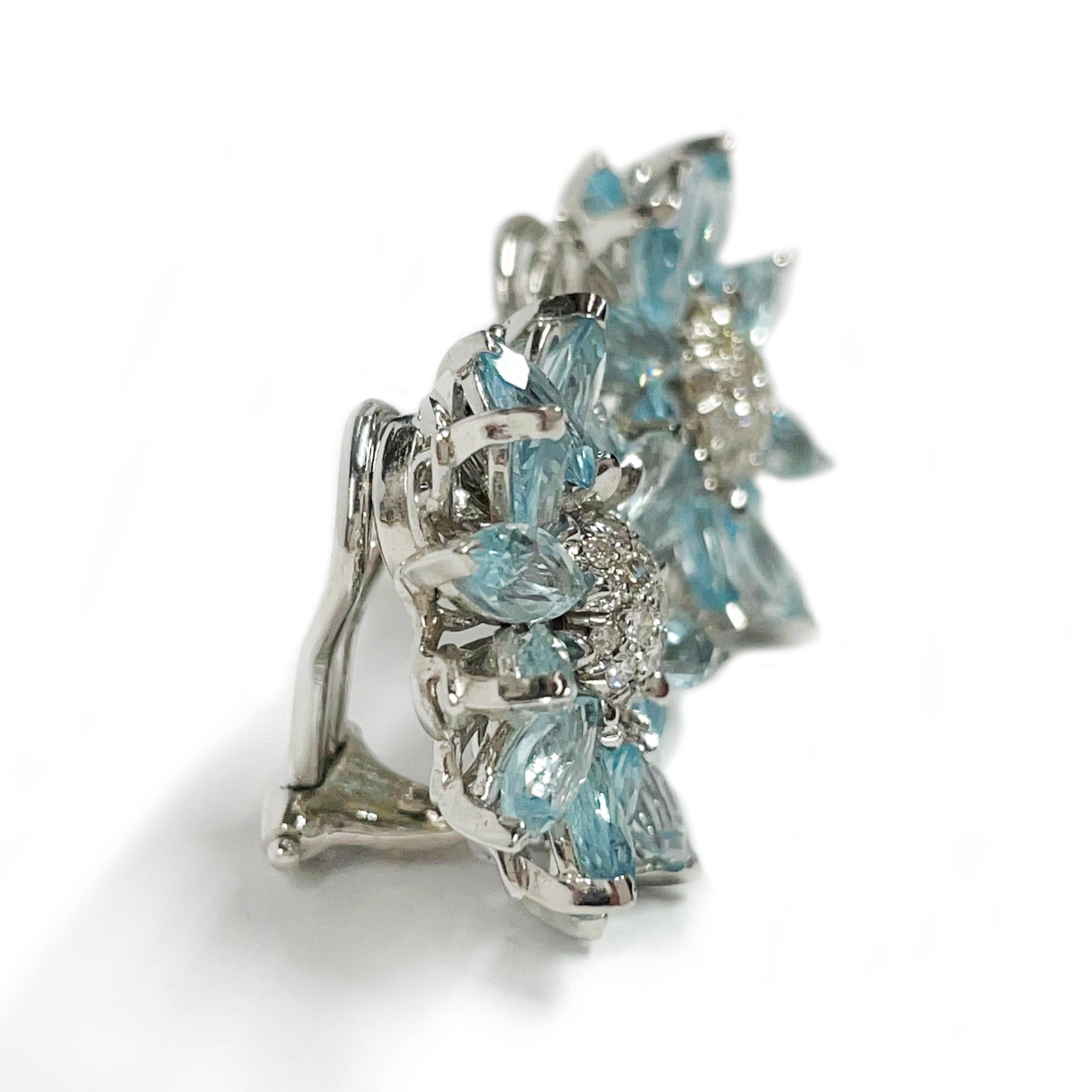 Topaz White Diamond Clip-On Earrings

These Topaz Leaf and White Diamond Clip-On Earrings are a sophisticated blend of elegance and sparkle. Crafted in a timeless design, each earring features a stunning centerpiece of 38 Diamonds 1.7mm, radiating