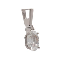 Topaz White Pendant (P13890n)