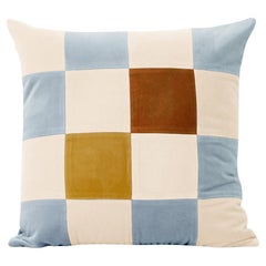 Cojín decorativo de terciopelo multicolor Topazio Deluxe hecho a mano