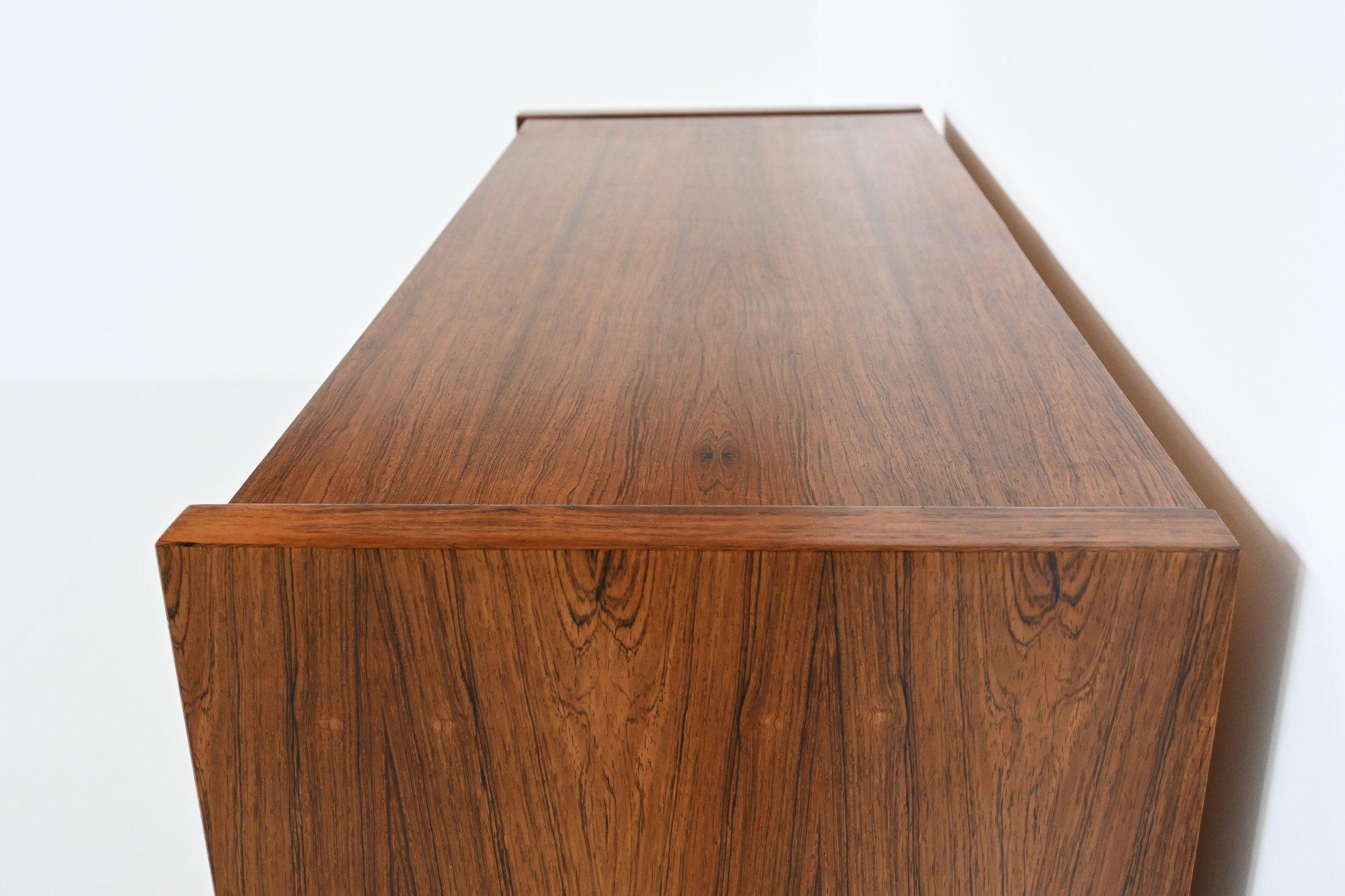 Topform buffet in rosewood and brass The Netherlands 1960 4