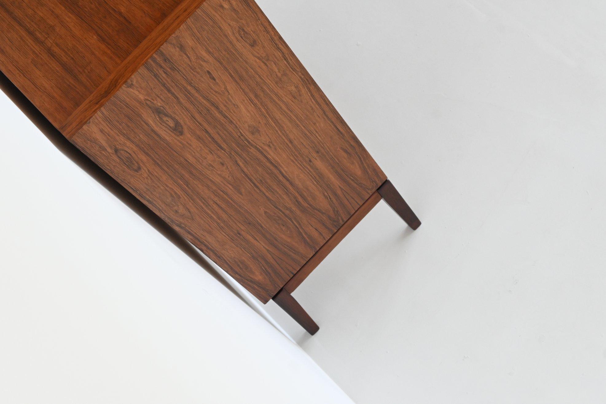 Topform buffet in rosewood and brass The Netherlands 1960 9