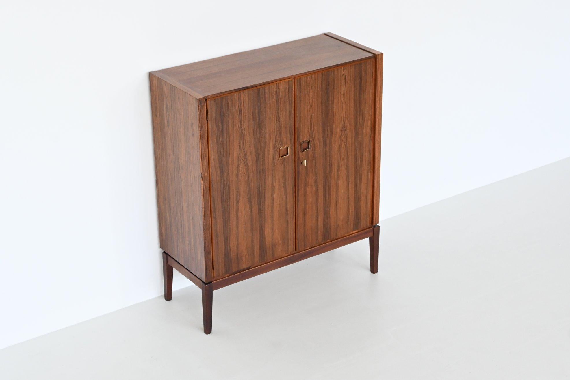 Topform buffet in rosewood and brass The Netherlands 1960 10
