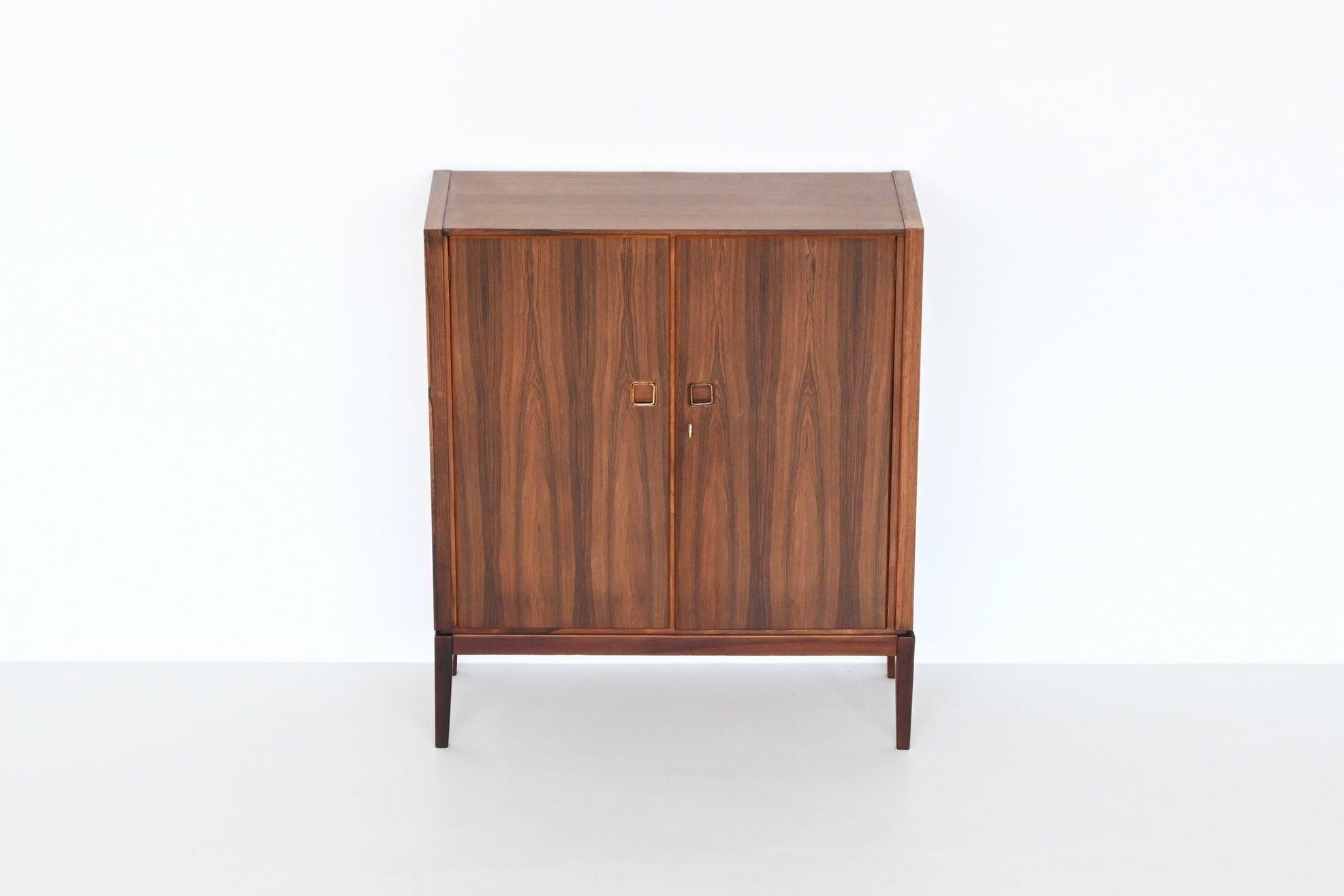 Topform buffet in rosewood and brass The Netherlands 1960 11