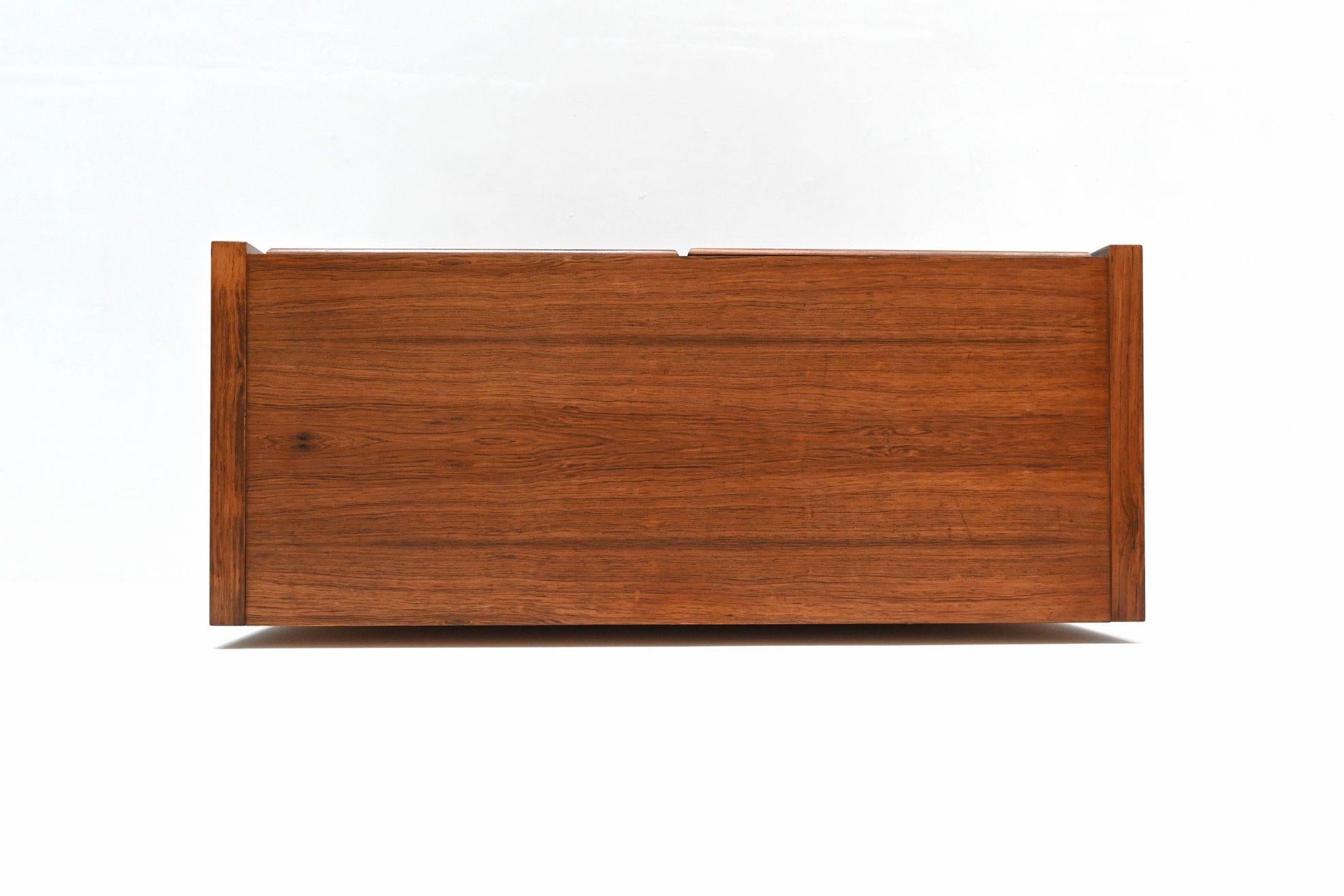 Topform buffet in rosewood and brass The Netherlands 1960 12