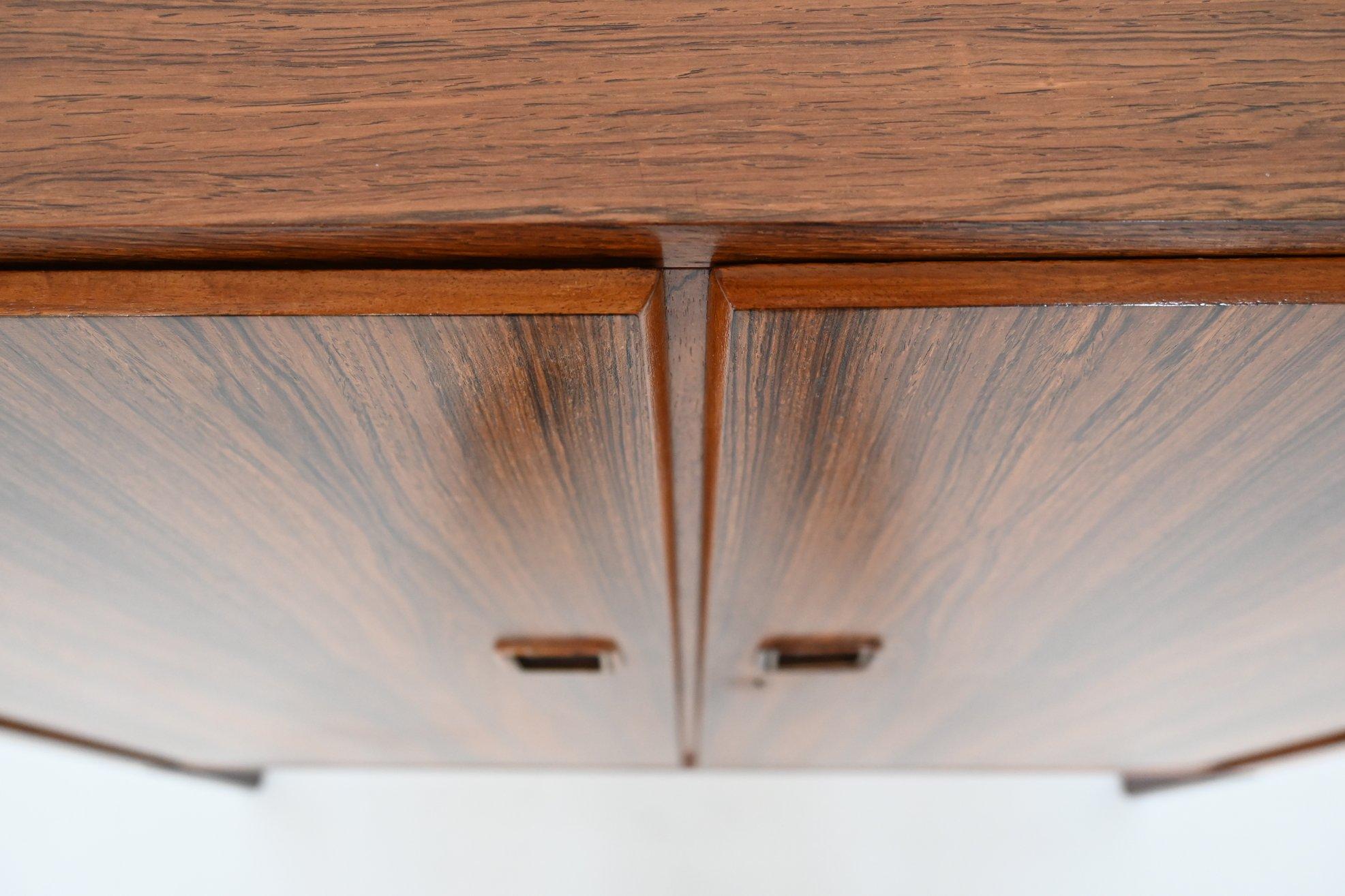 Topform buffet in rosewood and brass The Netherlands 1960 2