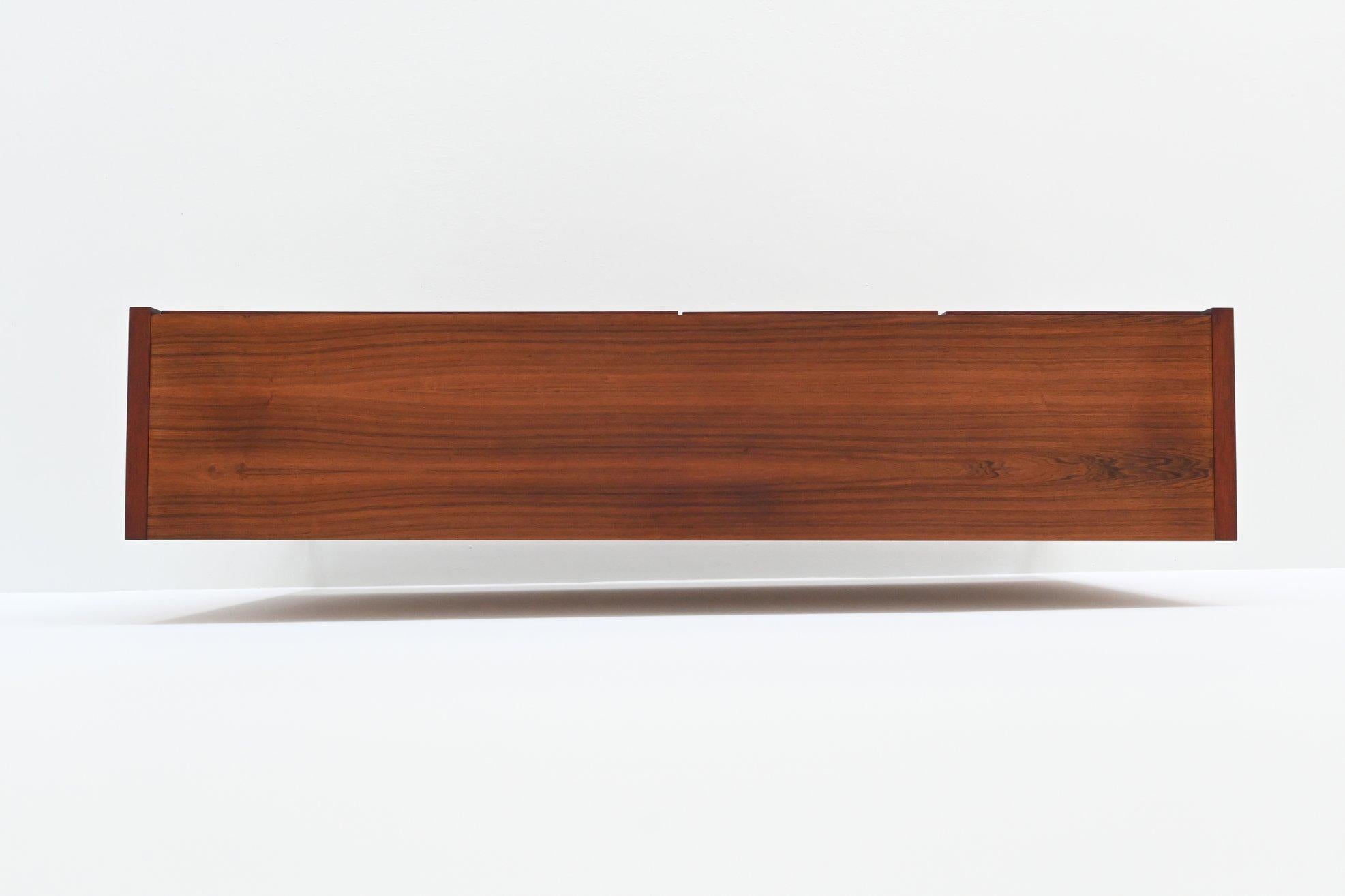 Topform highboard in rosewood and brass The Netherlands 1960 12
