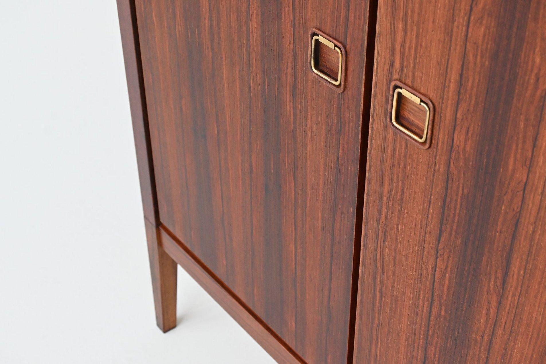 Topform highboard rosewood and brass Netherlands 1960 For Sale 3