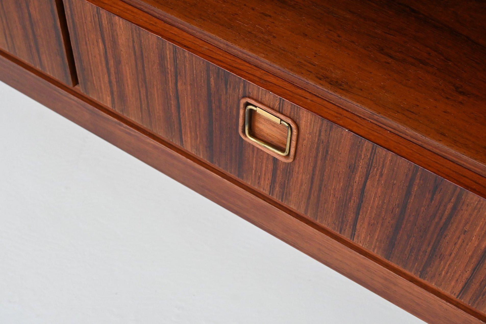 Topform highboard rosewood and brass Netherlands 1960 For Sale 2